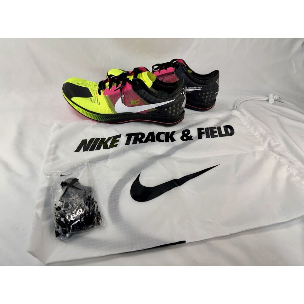 Nike ZoomX Dragonfly XC Volt Men 8.5 Black Zoom Track Field Shoes DX7992-700